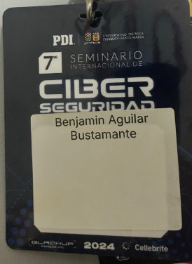 Credencial del Seminario Internacional de Ciberseguridad